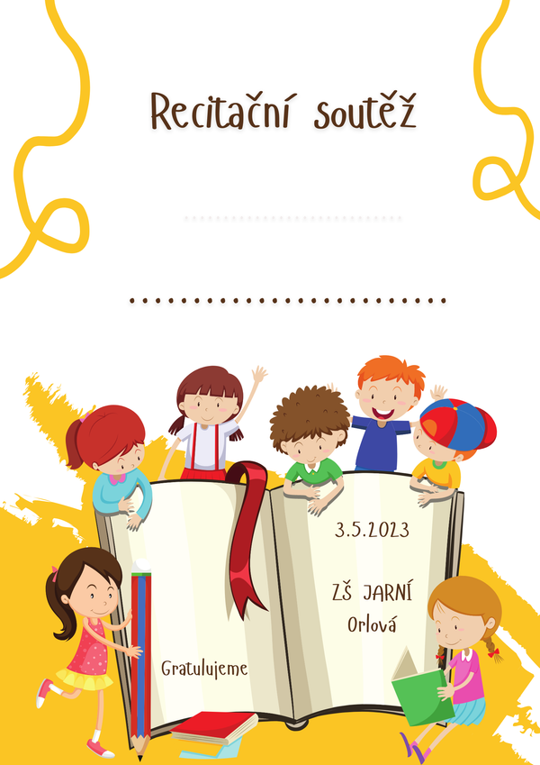 Žáci II. stupně se zúčastnili recitační soutěže